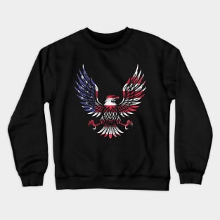 USA  Merica Eagle USA 4th July Crewneck Sweatshirt